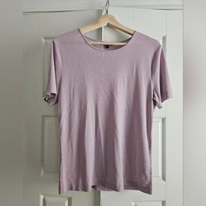 Anne Klein Lavender Silk Shirt Size L